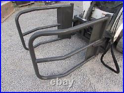 New CID Ironcraft Heavy Duty Hay Bale Squeezer Fits Skid Steer Loader & Tractors