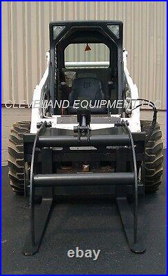 PALLET FORK GRAPPLE SKID STEER LOADER TRACTOR ATTACHMENT New Holland Caterpillar