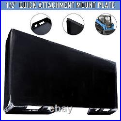 PREENEX 1/2 Quick-Tach Attachment Mount Plate Loader Skid Steer Trailer Adapter
