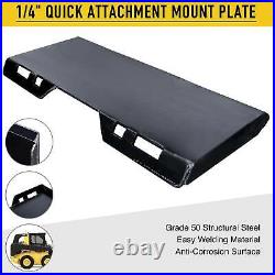 PREENEX 1/4 Quick Attach Mount Plate Attachment for Tractors Skid Steers Loader