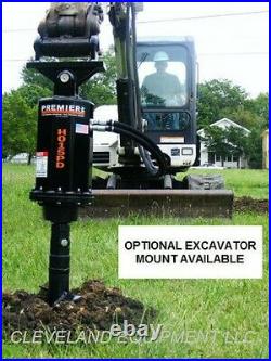 PREMIER MD18 HYDRAULIC AUGER DRIVE ATTACHMENT Skid Steer Loader Post Hole Digger