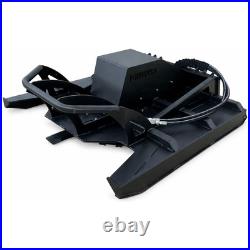 PROWORKS 72 High Flow Brush Cutter Mulching Teeth 10 Capacity Skid Steer USA