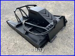 PROWORKS 72 High Flow Brush Cutter Mulching Teeth 10 Capacity Skid Steer USA