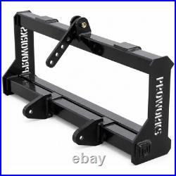 PROWORKS Skid Steer to Category 1 3 Point Hitch Adapter Quick Attach Conversion