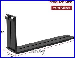 Pallet Fork 45 Frame 2500LBS With 42 Fork Blades for Loaders Tractors Skid Steer