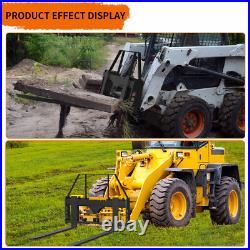 Pallet Fork 45 Frame 2500LBS With 42 Fork Blades for Loaders Tractors Skid Steer