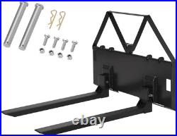 Pallet Fork 46 Skid Steer Forks Skid Steer Attachment Quick Attach Mount 3200LB