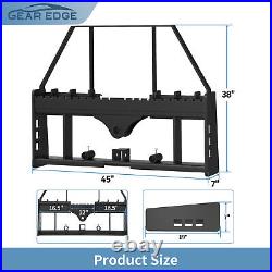 Pallet Fork Attachment for Kubota Bobcat Skid Steer 45 Frame 2500LBS Heavy