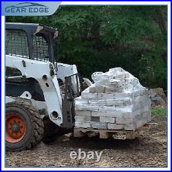 Pallet Fork Attachment for Kubota Bobcat Skid Steer 45 Frame 2500LBS Heavy