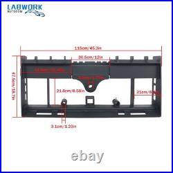 Pallet Fork Frame With Receiver Hitch For Skid Steer Loader Bobcat Kubota 4000LBS