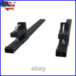 Pallet Forks 60 4000Lbs Clamp On Bucket Loader Attachment Skid Steer Tractor