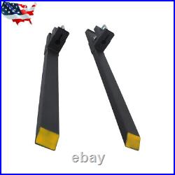 Pallet Forks 60 4000Lbs Clamp On Bucket Loader Attachment Skid Steer Tractor