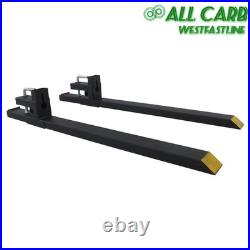 Pallet Forks 60 Clamp On Bucket Loader Attachment Skid Steer Tractor 4000lbs