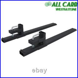 Pallet Forks 60 Clamp On Bucket Loader Attachment Skid Steer Tractor 4000lbs