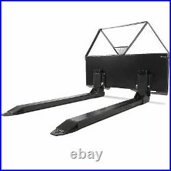 Pallet Forks Attachment for Tractors and Loaders, Skid Steer, Quick Tach, 46