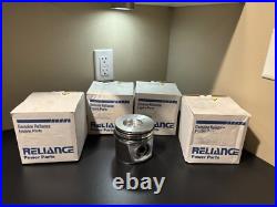 Pistons & Rings Set For Case IH Tractors New Holland Skid Steer Loaders 87317253