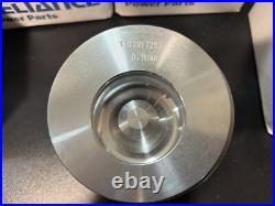 Pistons & Rings Set For Case IH Tractors New Holland Skid Steer Loaders 87317253