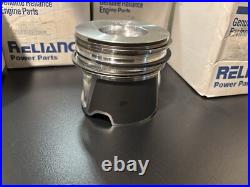 Pistons & Rings Set For Case IH Tractors New Holland Skid Steer Loaders 87317253