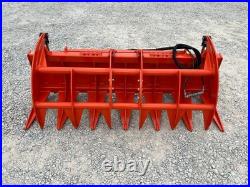 Proworks 72 Root Rake Clam Grapple Attachment Kubota Compact Tractor Loader
