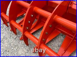 Proworks 72 Root Rake Clam Grapple Attachment Kubota Compact Tractor Loader