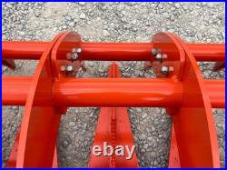 Proworks 72 Root Rake Clam Grapple Attachment Kubota Compact Tractor Loader