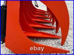 Proworks 72 Root Rake Clam Grapple Attachment Kubota Compact Tractor Loader