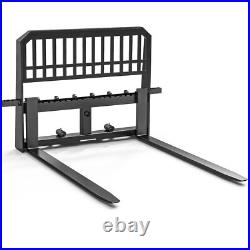 Quick Tach 48 Blades & 45 Frame Skid Steer Pallet Fork Attachment 4000 LBS