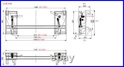 Quick Tach Conversion Adapter Plate for Global John Deere to Skid Steer Adapter