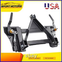 Quick Tach Conversion Adapter for 3 Point Cat 1 Tractors Skid Steers Category 1