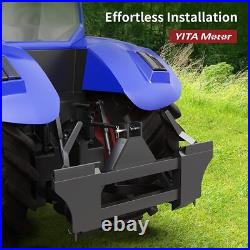 Quick Tach Conversion Adapter for 3 Point Cat 1 Tractors Skid Steers Category 1