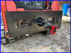 Quick connect reciever for skid loader/ tractor