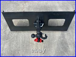 Quick connect reciever for skid loader/ tractor