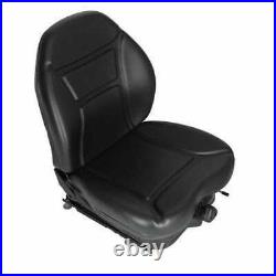 Seat Assembly Mechanical Suspension Vinyl Black fits New Holland