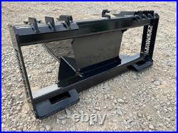 Severe Extreme Stump Bucket Attachment Fits Skid Steer Quick Attach Loader