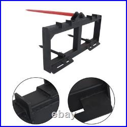 Skid Steer 49 Hay Bale Spear Attachment Heavy Duty Tractor Bale Handling Hitch