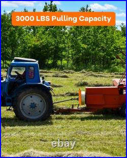Skid Steer Attachment Plate with 2 Trailer Hitch 3/8 Thick Quick Attach Adapter