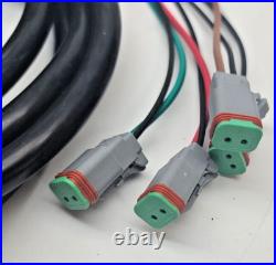 Skid Steer Aux Control Harness 8' 4 Function Deutsch