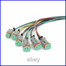 Skid Steer Aux Control Harness 8' 6 Function Deutsch 14 Pin Connector