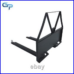 Skid Steer Forks 46 for Tractors Loaders Quick Attach Mount Fork 2600 LBS