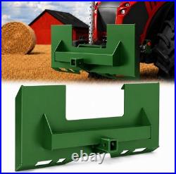 Skid Steer Mount Plate 1/4 2 Removable Trailer Hitch Receiver for Tractor