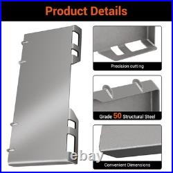 Skid Steer Mount Plate 3/8 1/2 Quick Attach Adapter for Tractor Loader Bucket