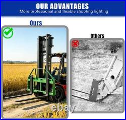Skid Steer Pallet Fork 45 Frame 48 Blades 4000LBS Quick Attach for John Deere