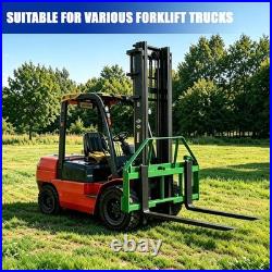 Skid Steer Pallet Fork 45 Frame 48 Blades 4000LBS Quick Attach for John Deere