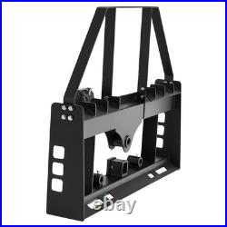 Skid Steer Pallet Fork Frame 4000LBS 45 Quick Attach 2 Hitch Receiver Loader