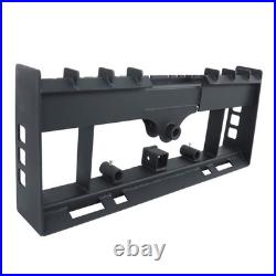 Skid Steer Pallet Fork Frame 4000LBS Heavy-Duty With Receiver Hitch & Spear Sleeve