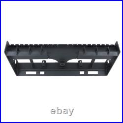 Skid Steer Pallet Fork Frame 4000LBS Heavy-Duty With Receiver Hitch & Spear Sleeve
