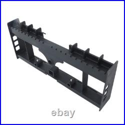 Skid Steer Pallet Fork Frame 4000LBS Heavy-Duty With Receiver Hitch & Spear Sleeve