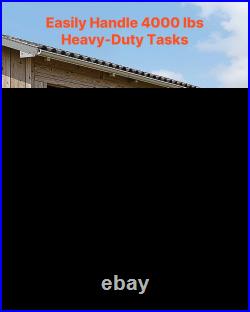 Skid Steer Pallet Fork Frame 4000 lb 45 Quick Attach with2 Hitch Receiver