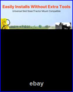 Skid Steer Pallet Fork Frame 4000 lb 45 Quick Attach with2 Hitch Receiver