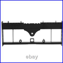 Skid Steer Pallet Fork Frame 4000 lb 45 Quick Attach with2 Hitch Receiver